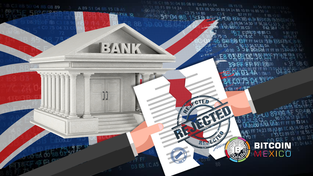 Bancos de Reino Unido rechazan a empresas crypto