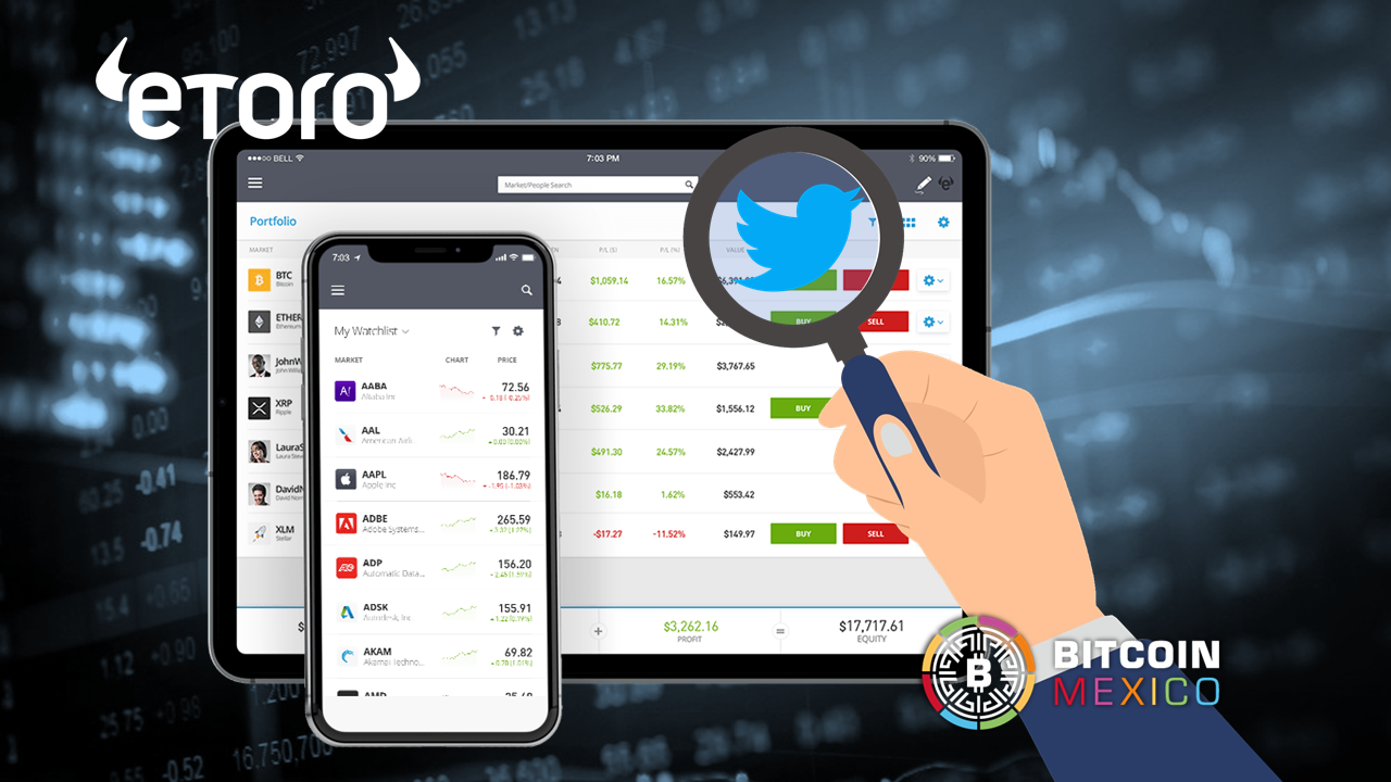 Twitter permitirá visualizar datos de precio para acciones y criptomonedas desde su app