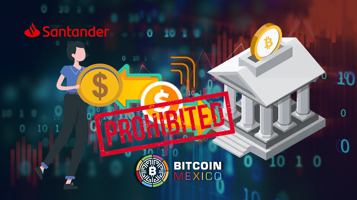 Desde 2023 Banco Santander prohibirá transferencias a exchanges en UK