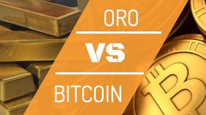 Competencia Reñida Entre Bitcoin y El Oro