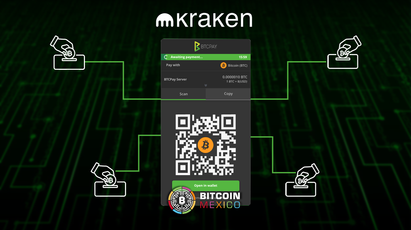 Kraken otorga subvención de 150 mil USD al procesador de pagos BTCPay