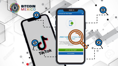 TikTok podría estar revisando tus direcciones Bitcoin