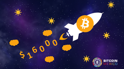 Bitcoin supera los $16 mil dólares