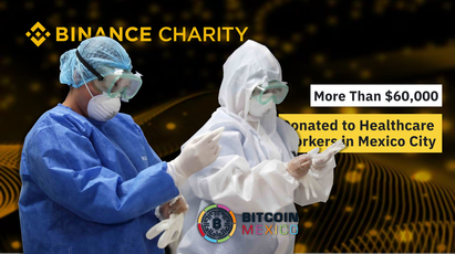 Binance Charity dona más de 60mdd en insumos para hospitales en México