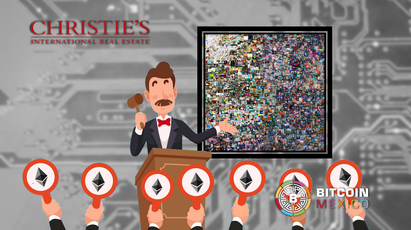 Christie’s subastará obra basada en NFT y aceptará ETH como medio de pago