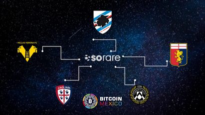 Nuevos clubes italianos se unen a Global Fantasy Football Game Sorare
