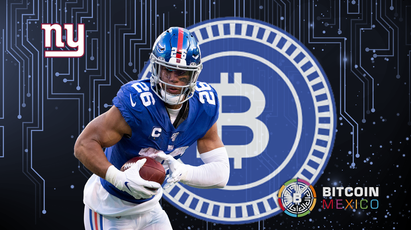 Saquon Barkley, jugador de la NFL convierte patrocinios en bitcoins