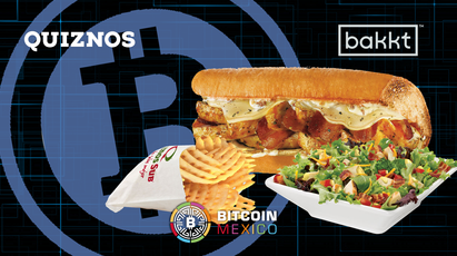 Asociación entre Bakkt y Quiznos permitirá pagos con criptomonedas