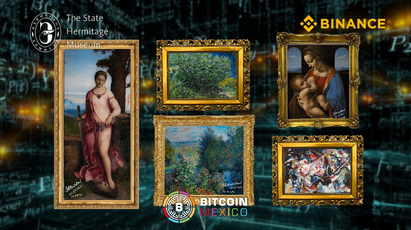 Da Vinci, van Gogh, y Monet nuevos artistas de Binance NFT Marketplace