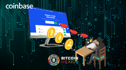 Fondos han sido drenados de las wallets de usuarios de Coinbase