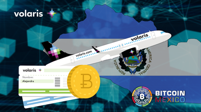 Volaris aceptará Bitcoin como método de pago en viajes a El Salvador