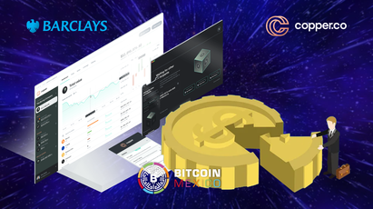Barclays decide apostar por Copper, un cripto unicornio