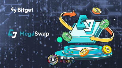 Bitget lanza MegaSwap, un servicio que ofrece lo mejor de las DEx y CEx