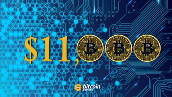 Bitcoin supera los $11 mil dólares