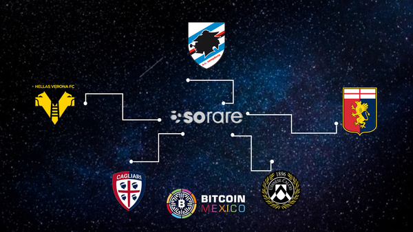 Nuevos clubes italianos se unen a Global Fantasy Football Game Sorare