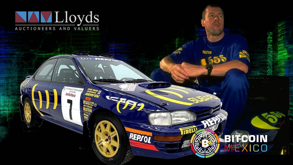 Auto de la estrella de rally, Colin McRae, es vendido en Bitcoins